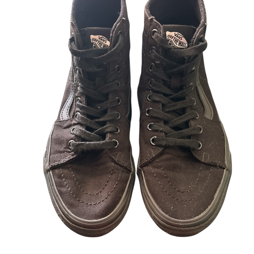 Vans Dark Canvas High-Top Sneakers